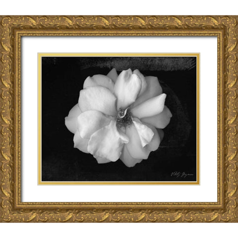 Wild Rose Gold Ornate Wood Framed Art Print with Double Matting by Geyman, Vitaly