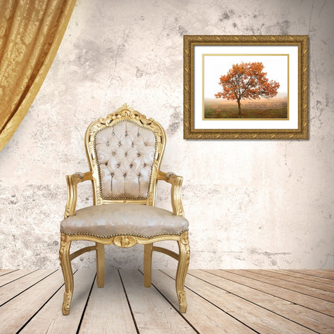 Silent Oak Gold Ornate Wood Framed Art Print with Double Matting by Geyman, Vitaly