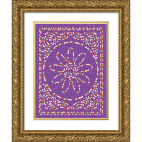 Macedonia Modern I Gold Ornate Wood Framed Art Print with Double Matting by Woo, Teresa