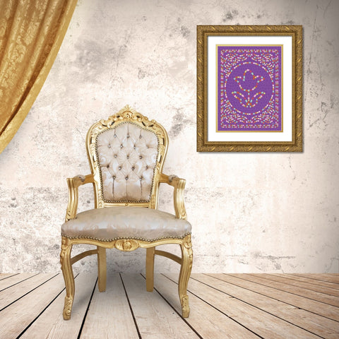 Macedonia Modern II Gold Ornate Wood Framed Art Print with Double Matting by Woo, Teresa