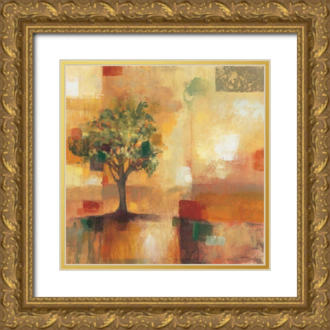 Harvest Light I Gold Ornate Wood Framed Art Print with Double Matting by Werbelow, Selina