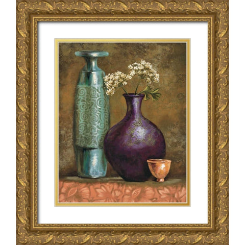 Persian Gardens II Gold Ornate Wood Framed Art Print with Double Matting by Werbelow, Selina