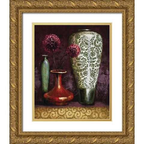 Persian Gardens IV Gold Ornate Wood Framed Art Print with Double Matting by Werbelow, Selina