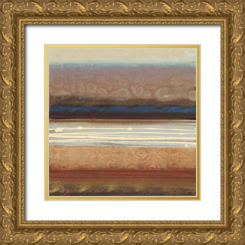 Fusion II Gold Ornate Wood Framed Art Print with Double Matting by Werbelow, Selina
