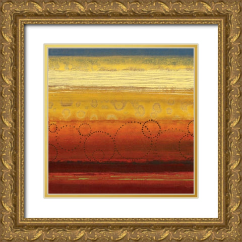 Alegre I Gold Ornate Wood Framed Art Print with Double Matting by Werbelow, Selina