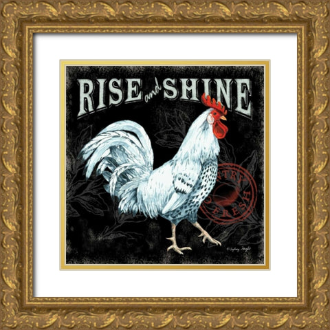 Rise and Shine II Gold Ornate Wood Framed Art Print with Double Matting by Wright, Sydney