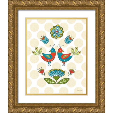 Dutch Treat I Gold Ornate Wood Framed Art Print with Double Matting by White, Betz