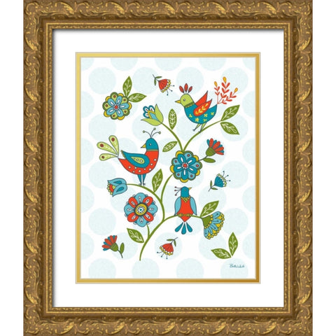 Dutch Treat II Gold Ornate Wood Framed Art Print with Double Matting by White, Betz