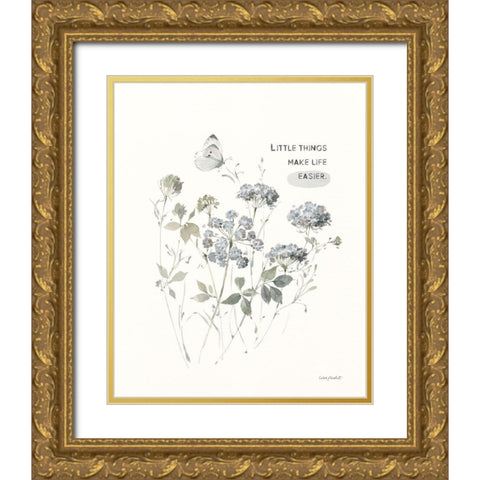 Au Naturel IV Gold Ornate Wood Framed Art Print with Double Matting by Audit, Lisa