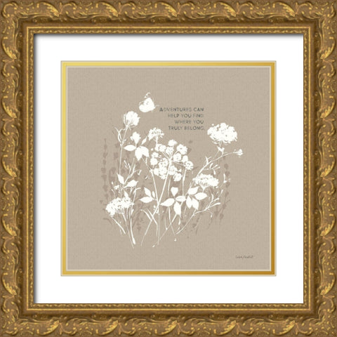 Au Naturel IX on Beige Gold Ornate Wood Framed Art Print with Double Matting by Audit, Lisa