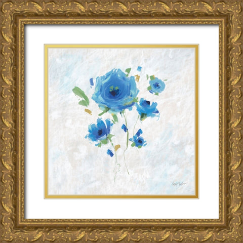 Blueming 03 Gold Ornate Wood Framed Art Print with Double Matting by Audit, Lisa