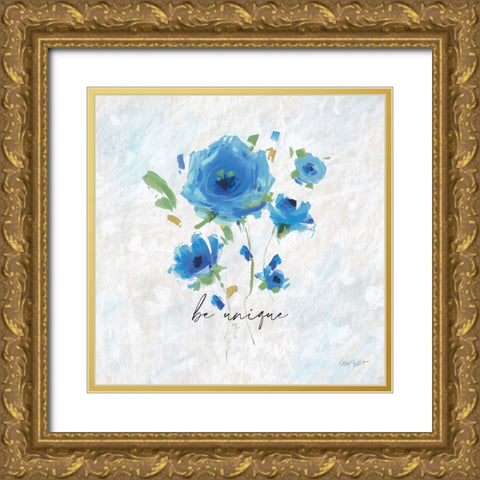 Blueming 08 Gold Ornate Wood Framed Art Print with Double Matting by Audit, Lisa