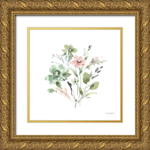 Inner Garden 02 Gold Ornate Wood Framed Art Print with Double Matting by Audit, Lisa