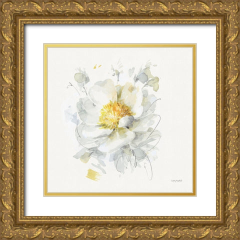 Luminescence 02 Gold Ornate Wood Framed Art Print with Double Matting by Audit, Lisa