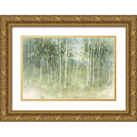 Natures Call IV Gold Ornate Wood Framed Art Print with Double Matting by Audit, Lisa
