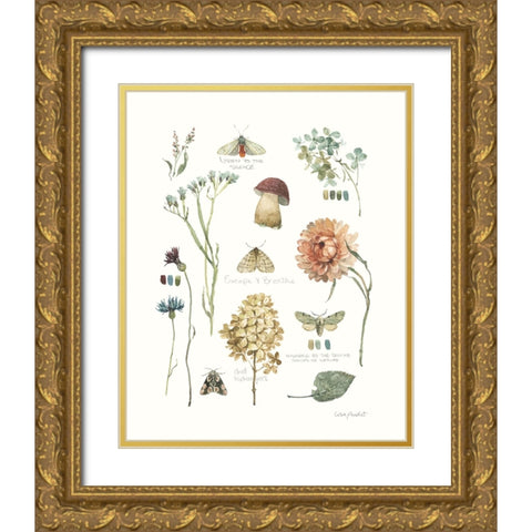Seasons Study IV Gold Ornate Wood Framed Art Print with Double Matting by Audit, Lisa