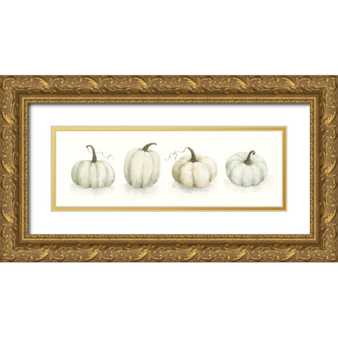 Seasons Study X Gold Ornate Wood Framed Art Print with Double Matting by Audit, Lisa