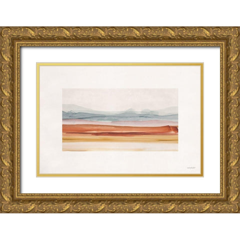 Sierra Hills 04 Gold Ornate Wood Framed Art Print with Double Matting by Audit, Lisa