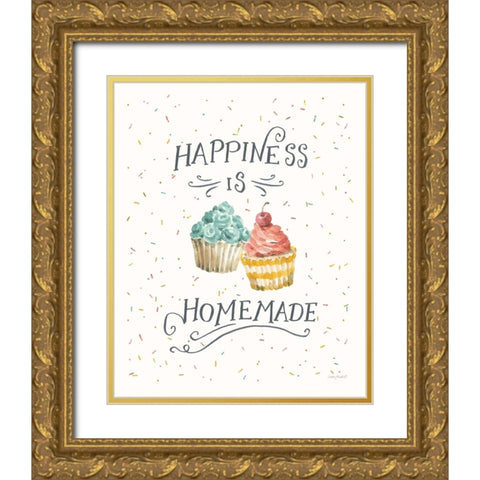 Sweet Little Pleasures VI Gold Ornate Wood Framed Art Print with Double Matting by Audit, Lisa