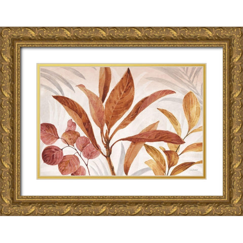 Terra 01 Gold Ornate Wood Framed Art Print with Double Matting by Audit, Lisa
