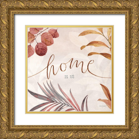 Terra 09 Gold Ornate Wood Framed Art Print with Double Matting by Audit, Lisa