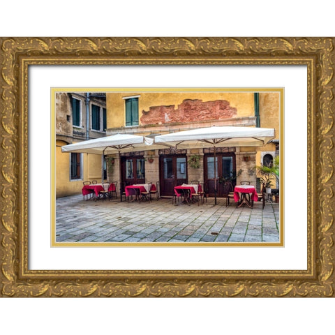 Open at Seven Gold Ornate Wood Framed Art Print with Double Matting by Head, Danny