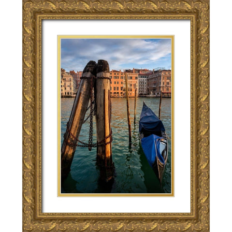 On The Grand Gold Ornate Wood Framed Art Print with Double Matting by Head, Danny