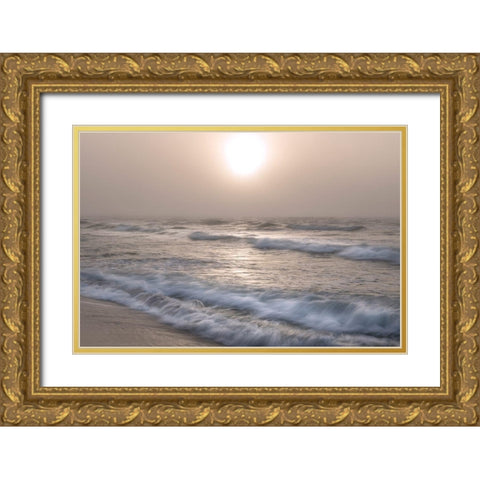 Surf I Gold Ornate Wood Framed Art Print with Double Matting by Head, Danny