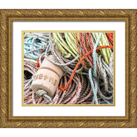 Knowing the Ropes I Gold Ornate Wood Framed Art Print with Double Matting by Head, Danny