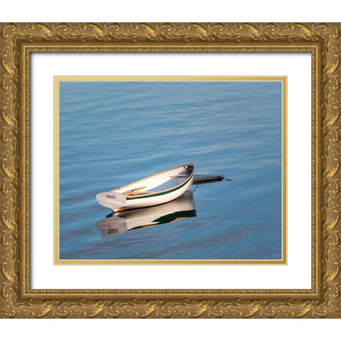Trio II Gold Ornate Wood Framed Art Print with Double Matting by Head, Danny