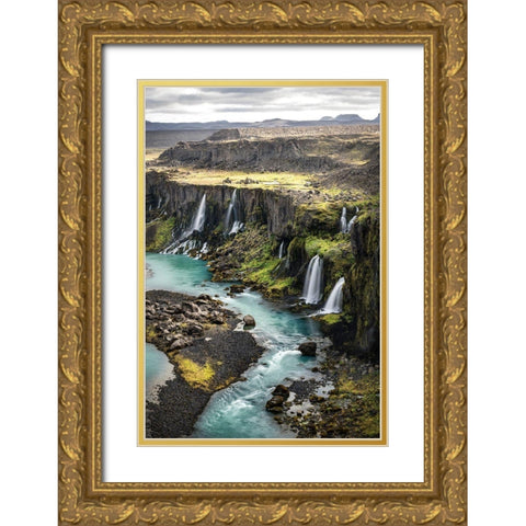 Valley of Tears I Gold Ornate Wood Framed Art Print with Double Matting by Head, Danny