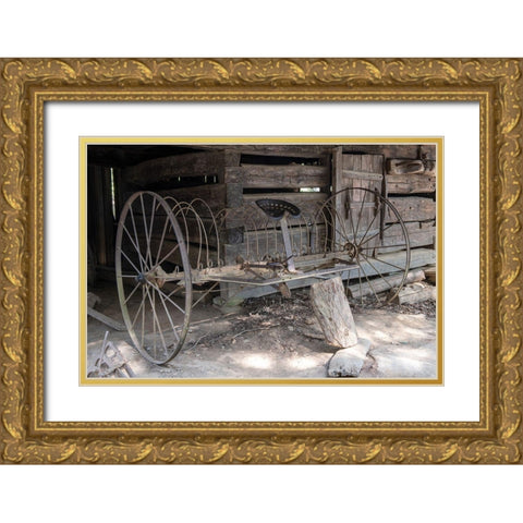 Antiques II Gold Ornate Wood Framed Art Print with Double Matting by Head, Danny