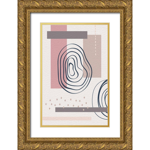 Tokyo Three Gold Ornate Wood Framed Art Print with Double Matting by Aesthete