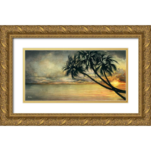 Natures Magic Gold Ornate Wood Framed Art Print with Double Matting by Rizzo, Gene