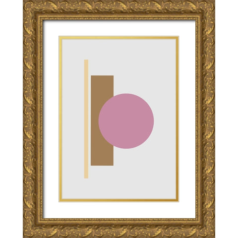 Balance No.1 Gold Ornate Wood Framed Art Print with Double Matting by Ratcliffe, Tiffany