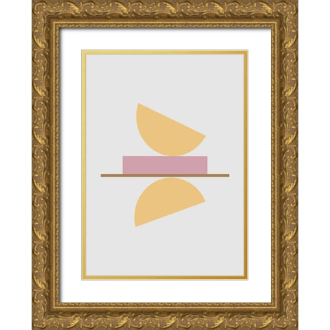 Balance No.2 Gold Ornate Wood Framed Art Print with Double Matting by Ratcliffe, Tiffany