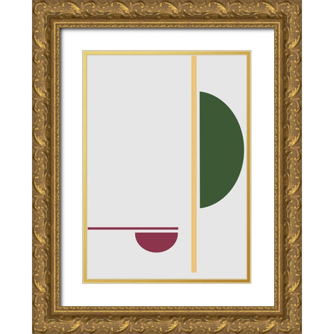 Balance No.4 Gold Ornate Wood Framed Art Print with Double Matting by Ratcliffe, Tiffany