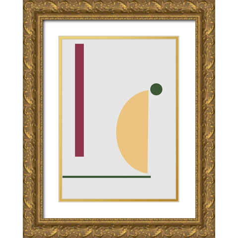 Balance No.6 Gold Ornate Wood Framed Art Print with Double Matting by Ratcliffe, Tiffany