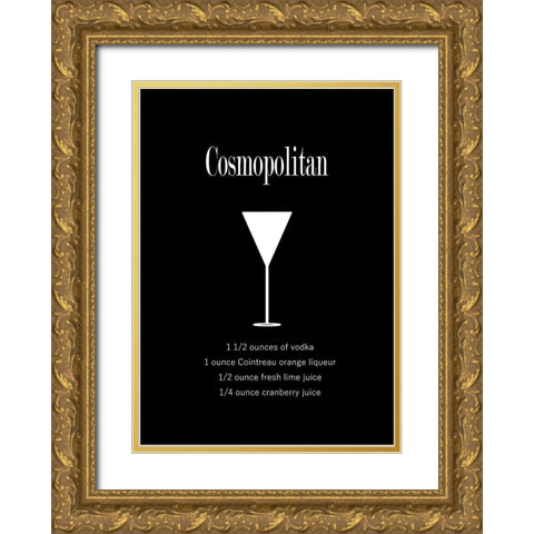 Cosmopolitan Gold Ornate Wood Framed Art Print with Double Matting by Mi, Suki