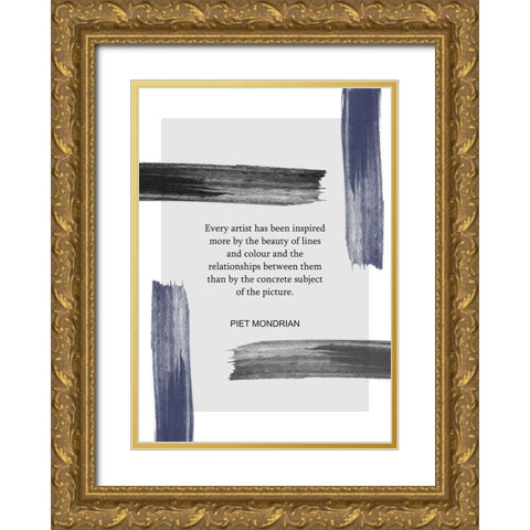 Every Artist Gold Ornate Wood Framed Art Print with Double Matting by Ratcliffe, Tiffany