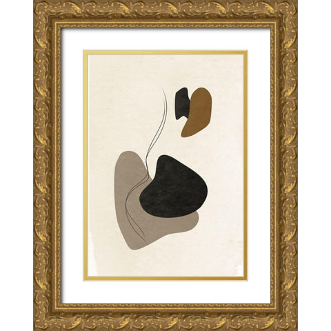 Mystique No.2 Gold Ornate Wood Framed Art Print with Double Matting by Ratcliffe, Tiffany