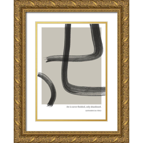 Only Abandoned Gold Ornate Wood Framed Art Print with Double Matting by Ratcliffe, Tiffany