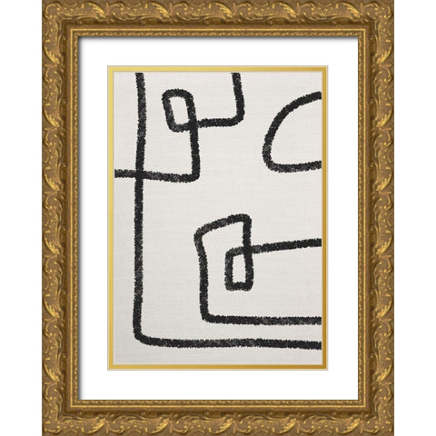 The Journey No.1 Gold Ornate Wood Framed Art Print with Double Matting by Ratcliffe, Tiffany