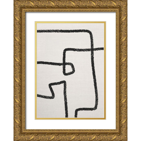 The Journey No.2 Gold Ornate Wood Framed Art Print with Double Matting by Ratcliffe, Tiffany