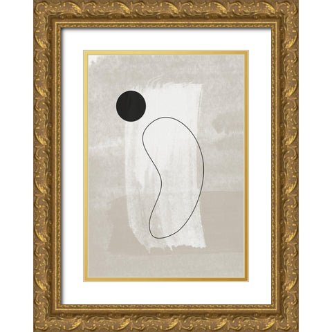 Vase No.2 Gold Ornate Wood Framed Art Print with Double Matting by Ratcliffe, Tiffany