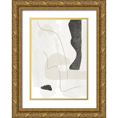 Wonder No.2 Gold Ornate Wood Framed Art Print with Double Matting by Ratcliffe, Tiffany