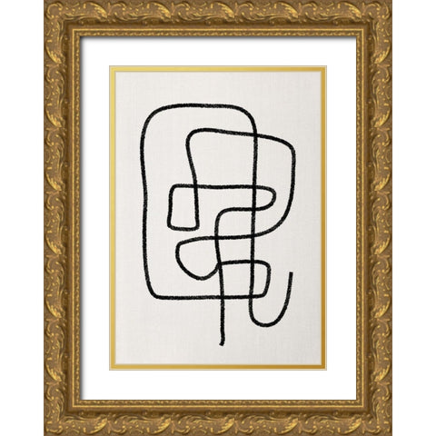 Abozzo Gold Ornate Wood Framed Art Print with Double Matting by Ratcliffe, Tiffany