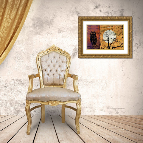All Hallows Eve 1I Gold Ornate Wood Framed Art Print with Double Matting by Art Licensing Studio