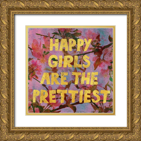 Flowersay 2 Gold Ornate Wood Framed Art Print with Double Matting by Art Licensing Studio