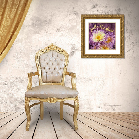 Flowersay 5 Gold Ornate Wood Framed Art Print with Double Matting by Art Licensing Studio